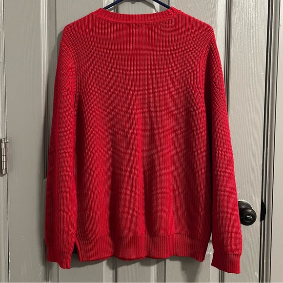 Appleseed's Red Classic Crewneck Sweater - Picture 4 of 7